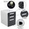 Flash Furniture Filing Cabinet, White/Charcoal HZ-AP535-02-DGY-WH-GG - alternate 9